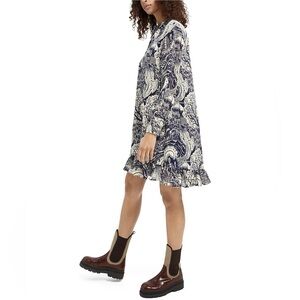 Scotch & Soda Storytelling Short V-Neck Dress